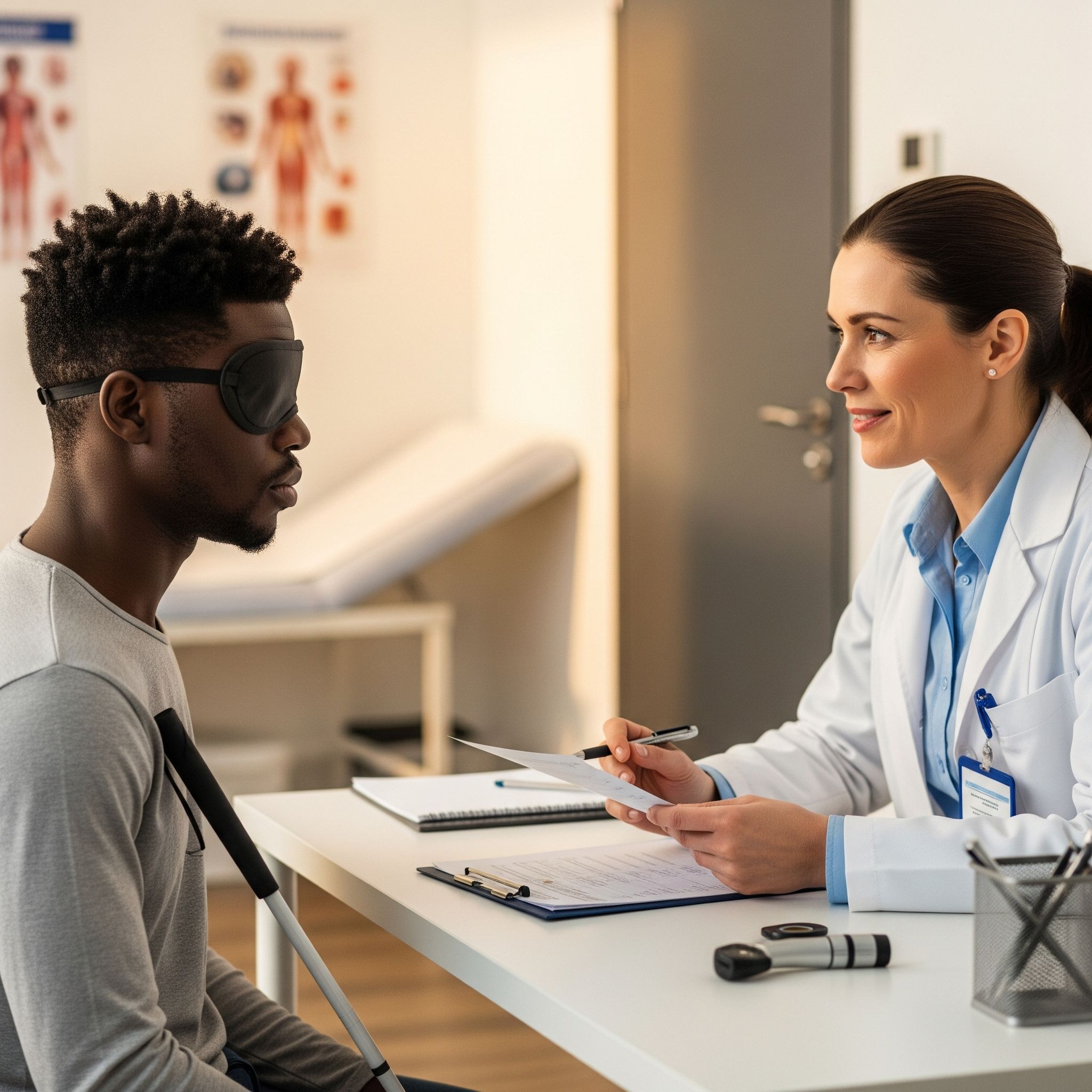 Can you diagnose blindness?